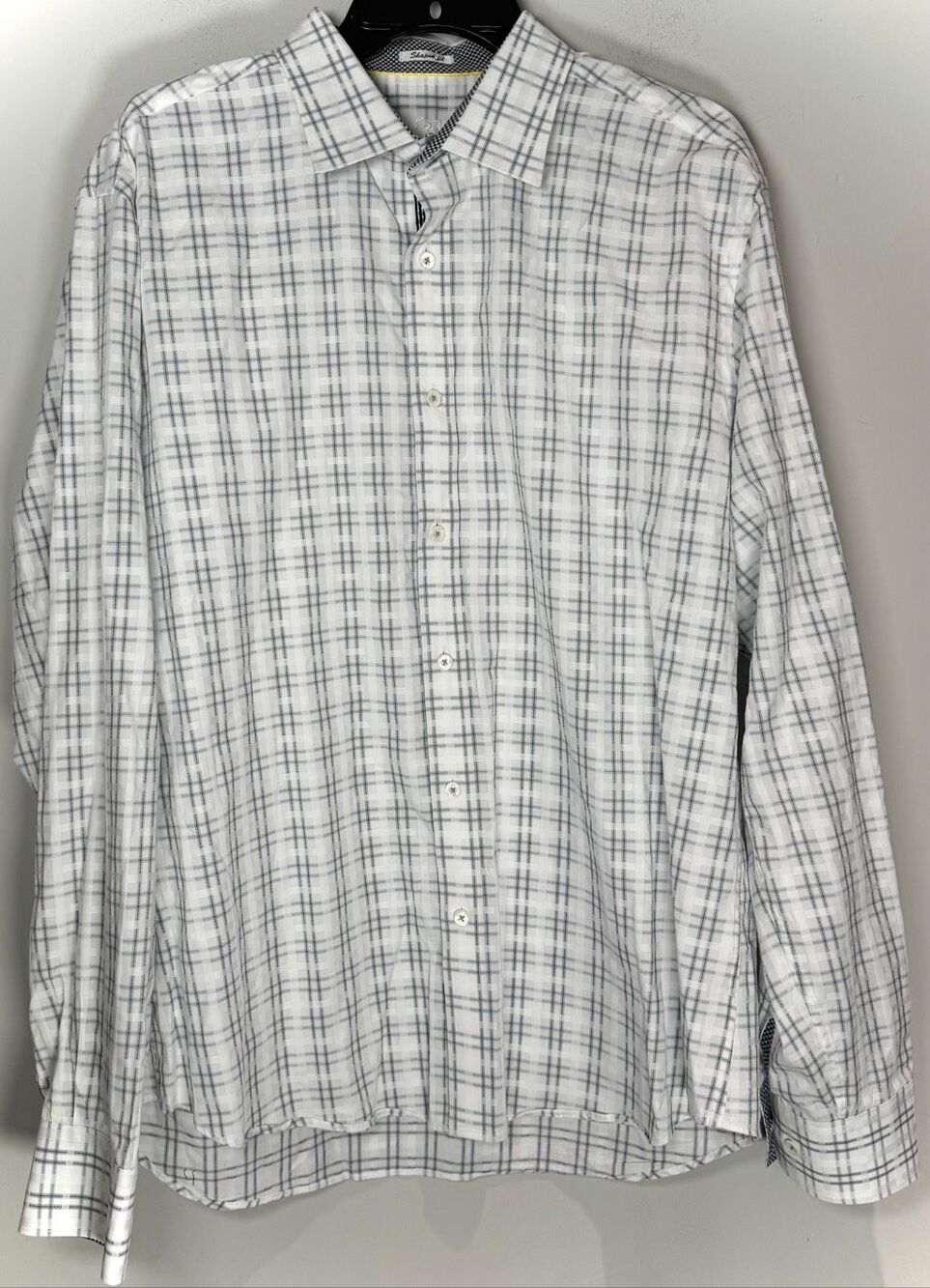 Bugatchi uomo shaped fit button-down shirt size XL